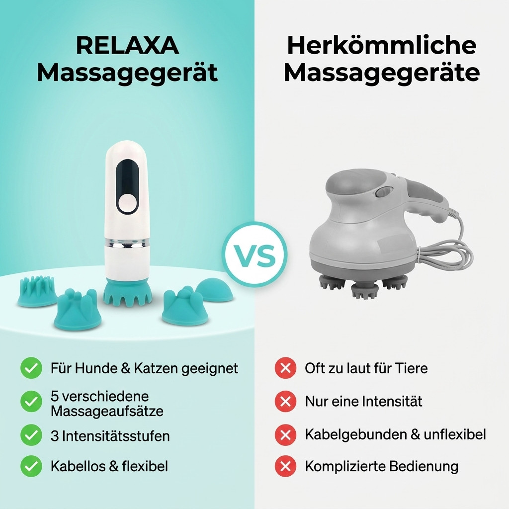 RELAXA™ Haustier Massagegerät